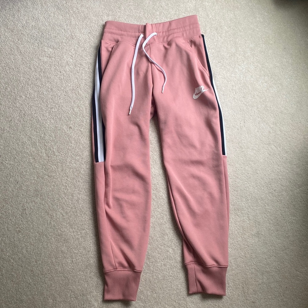 Pink Nike joggers